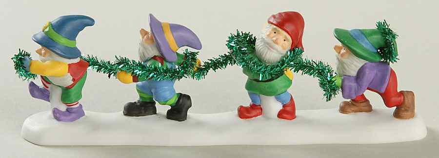 North Pole Village Tangled In Tinsel - Boxed by Department 56-1