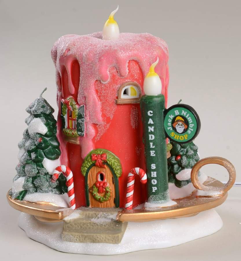North Pole Village Jack B Nimble Candle Shop - Boxed by Department 56-1