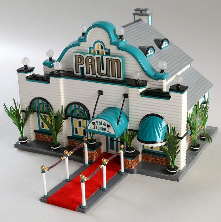 Snow Village Palm Lounge Supper Club - Nb761, No Box by Department 56-1