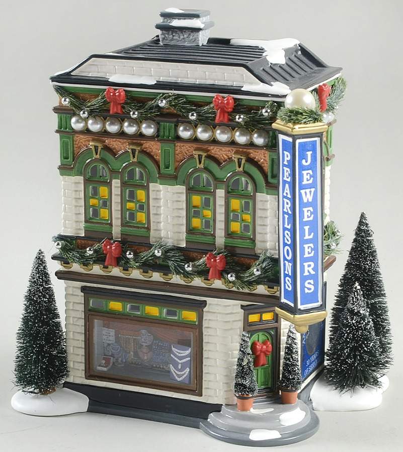 Snow Village Pearlson's Jewelry - Boxed by Department 56-1