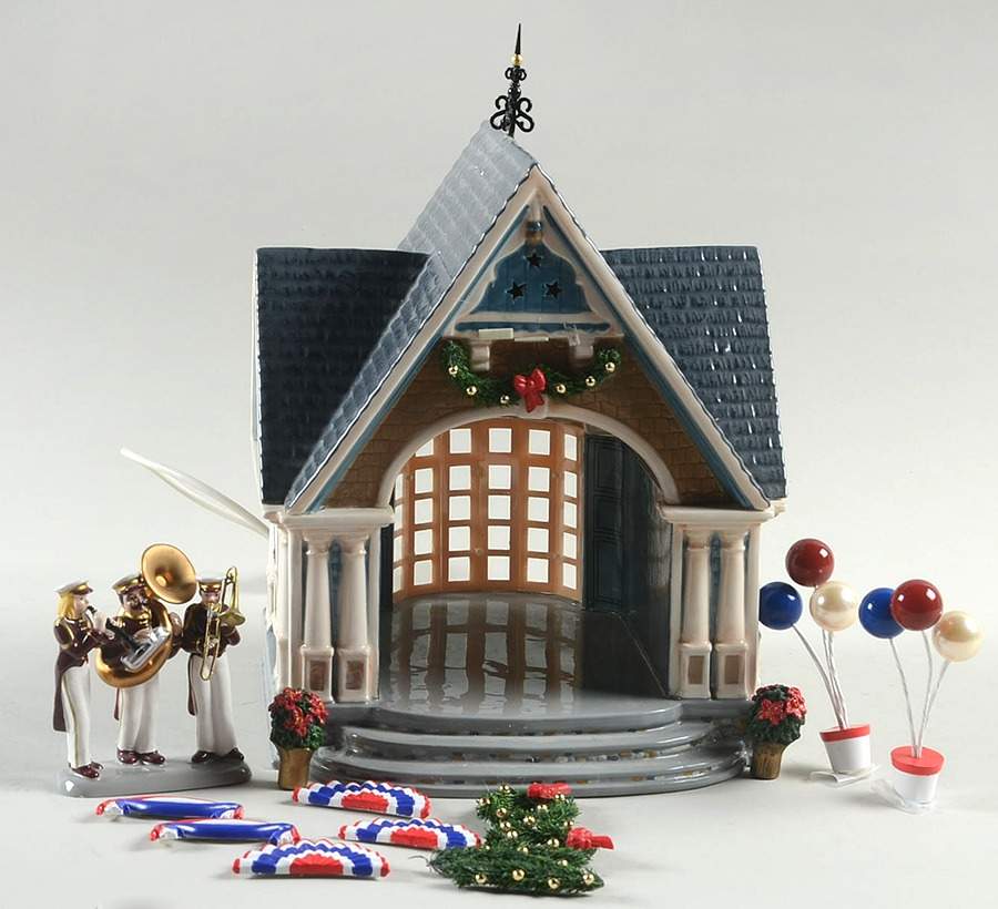 Snow Village Roosevelt Park Band Shell - Boxed by Department 56-1