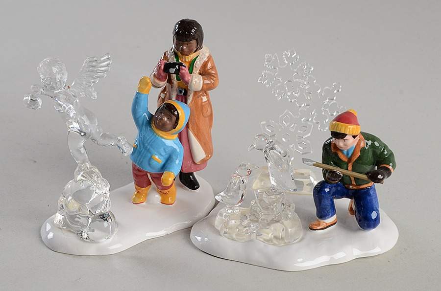 Snow Village Snow Carnival Ice Sculptures-Set Of 2 - No Box by Department 56-1
