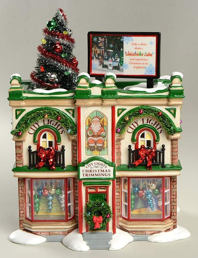 Snow Village City Lights Christmas Trimming - Boxed by Department 56-1