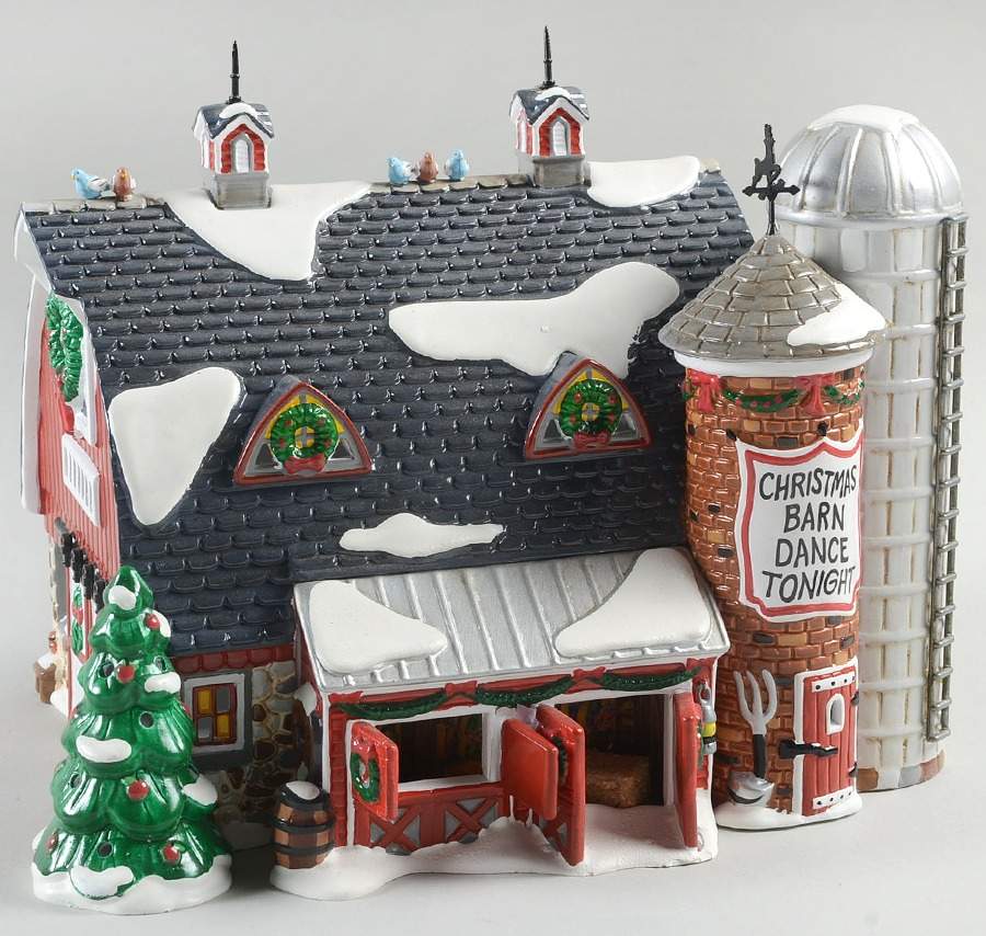 Snow Village Christmas Barn Dance - No Box by Department 56-1