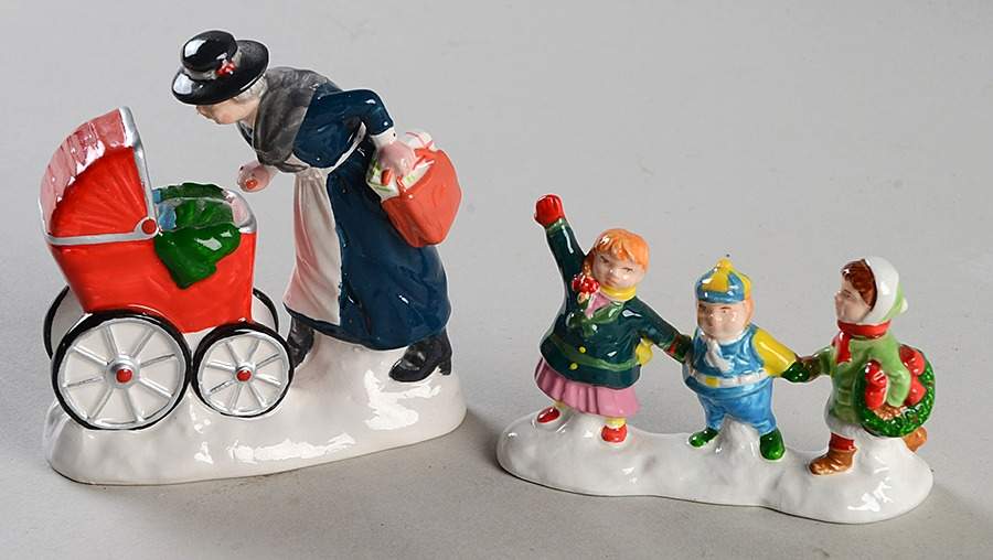 Snow Village Nanny & The Pre-Schoolers Set Of 2 - Boxed by Department 56-1