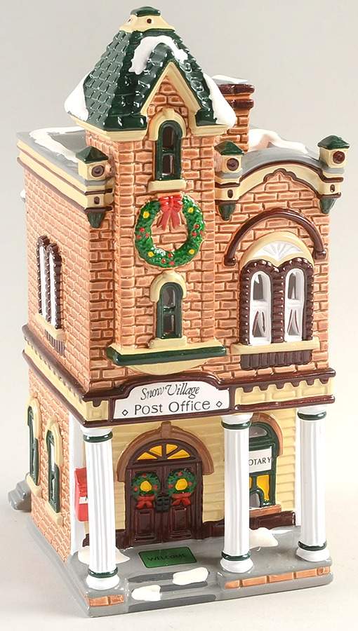 Snow Village Village Post Office - No Box by Department 56-1