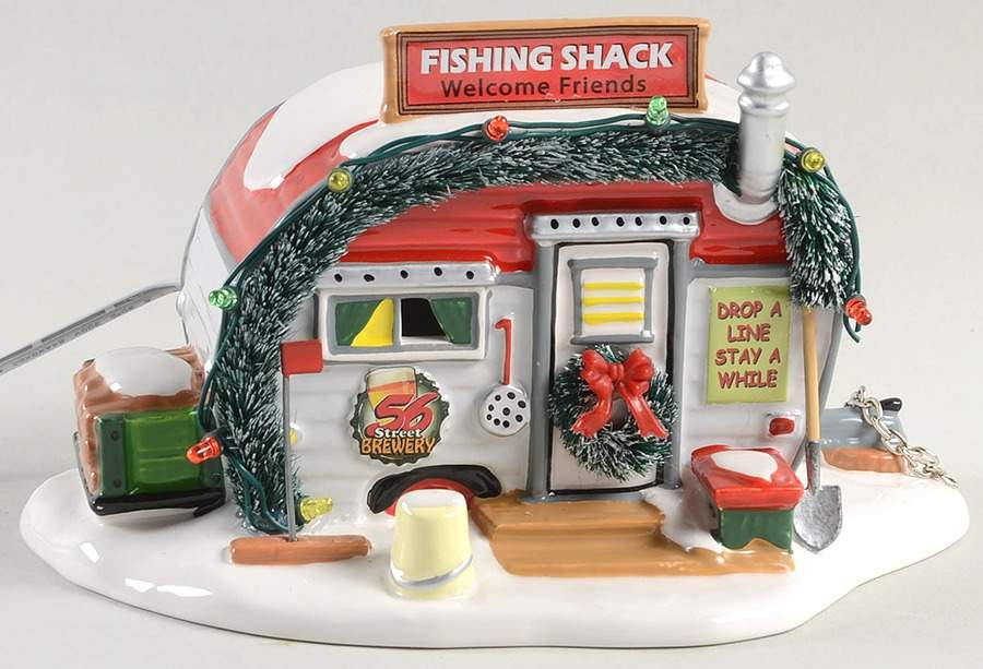 Snow Village Stumble Inn Fish Shack - With Box Bx1314 by Department 56-1
