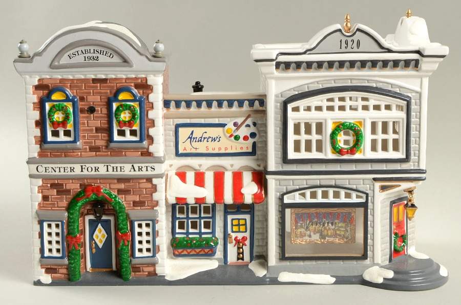 Snow Village Center For The Arts - No Box by Department 56-1