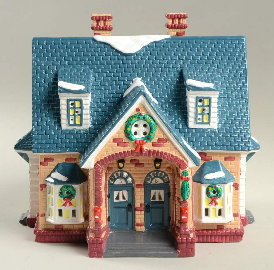 Snow Village Double Bungalow - No Box by Department 56-1