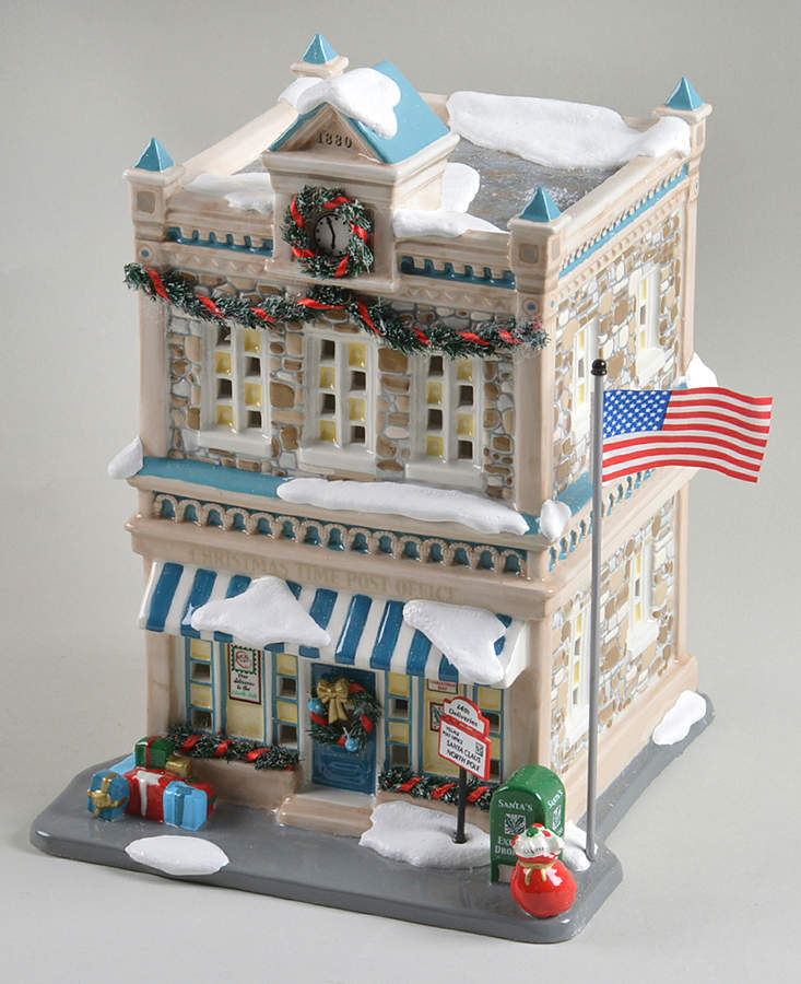 Snow Village Christmas Time Post Office - No Box by Department 56-1