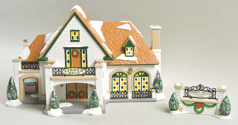Snow Village Linden Hills Country Club - Boxed by Department 56-1
