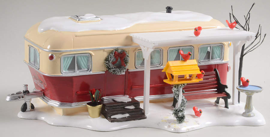 Snow Village Lot 60 Christmas Court - Bx1342 With Box by Department 56-1