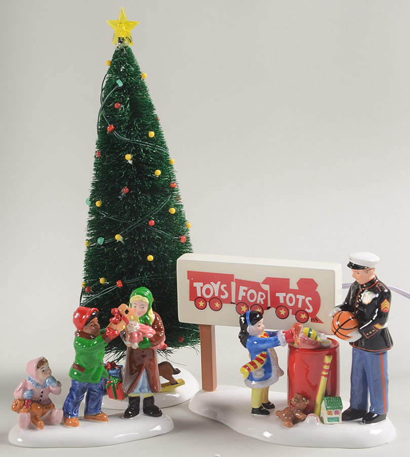 Snow Village Toys For Tots - Nb1365, No Box by Department 56-1