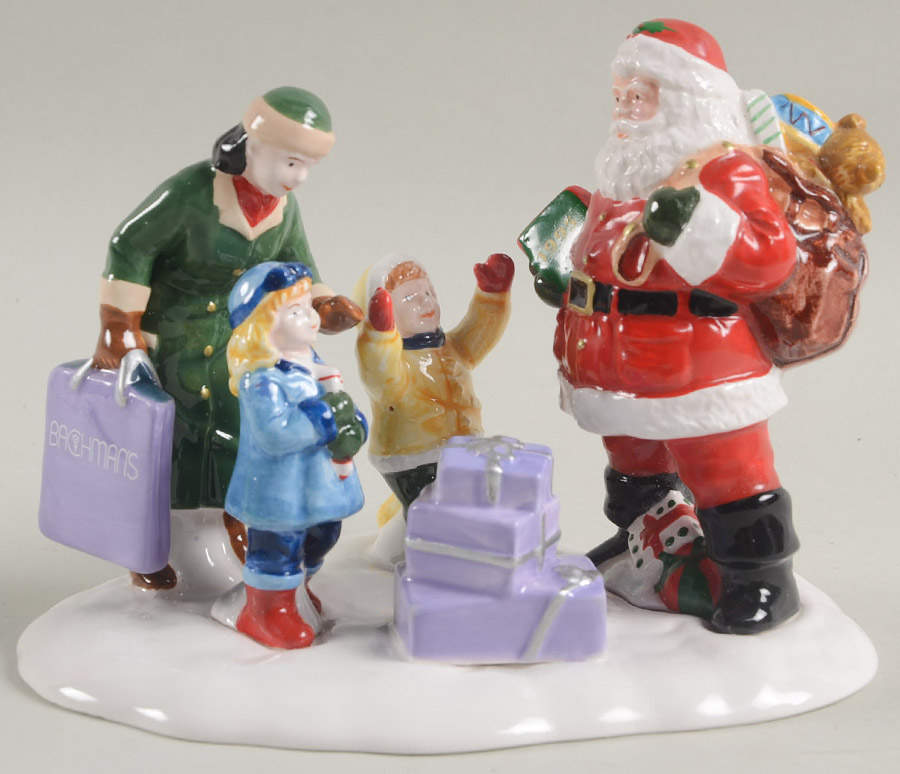 Snow Village A Visit With Santa-Bachmans - Boxed by Department 56-1