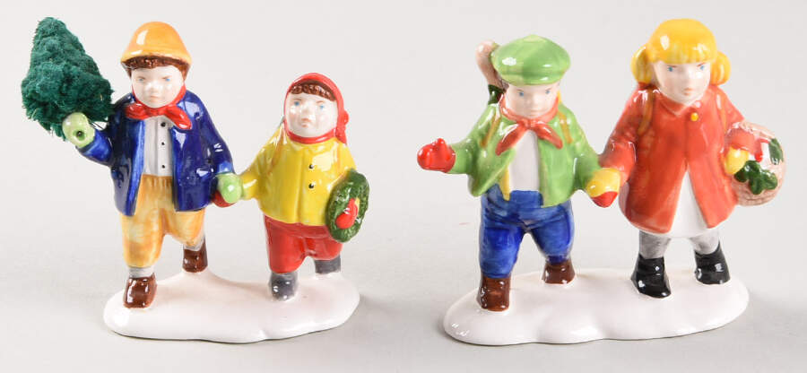 Snow Village Through The Woods-Set Of 2 - No Box by Department 56-1