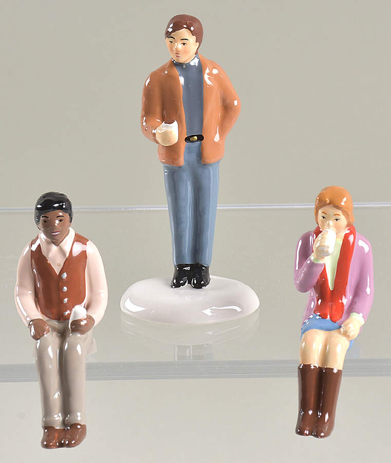 Snow Village Village Hipsters-Set Of 3 - Bx1378 With Box by Department 56-1