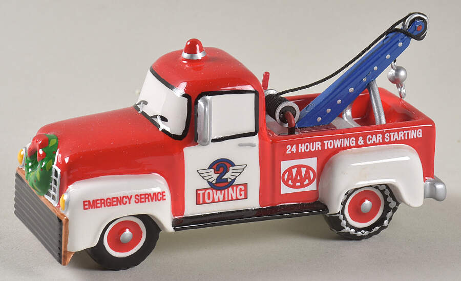 Snow Village Aaa Tow Truck - Boxed by Department 56-1