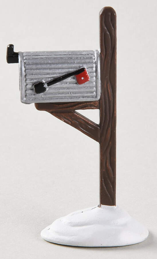 Snow Village Mailbox - No Box by Department 56-1