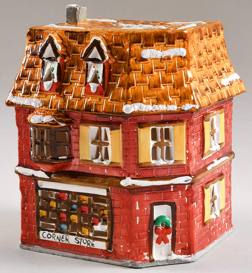 Snow Village Corner Store - No Box by Department 56-1