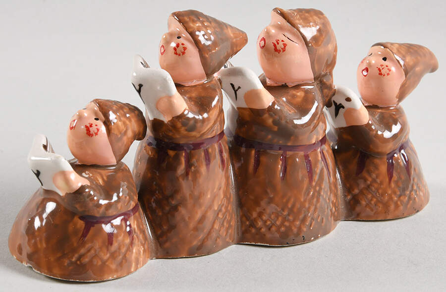 Snow Village Monks-A-Caroling - No Box by Department 56-1