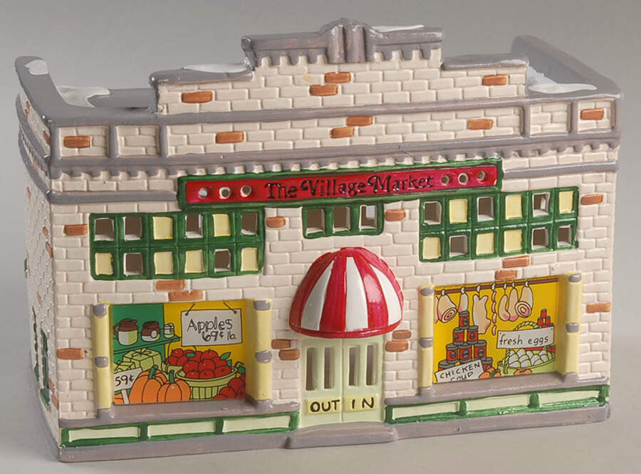Snow Village Village Market - No Box by Department 56-1