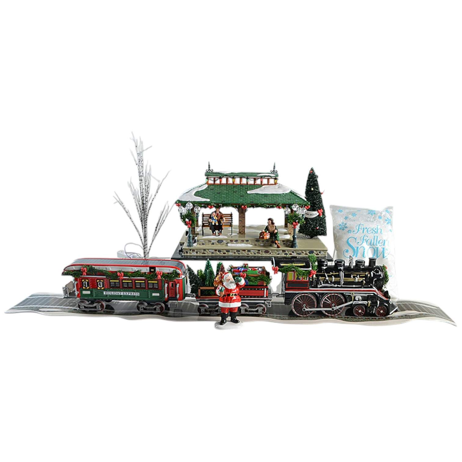 Snow Village Home For The Holidays Express-Set Of 11 - Boxed by Department 56-1