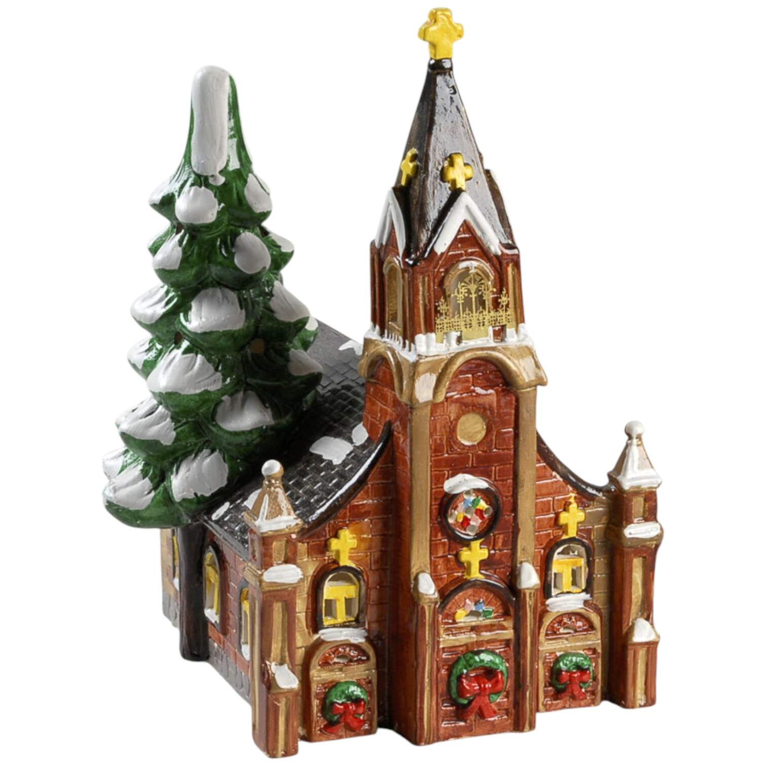 Snow Village Gothic Church - Boxed by Department 56-1