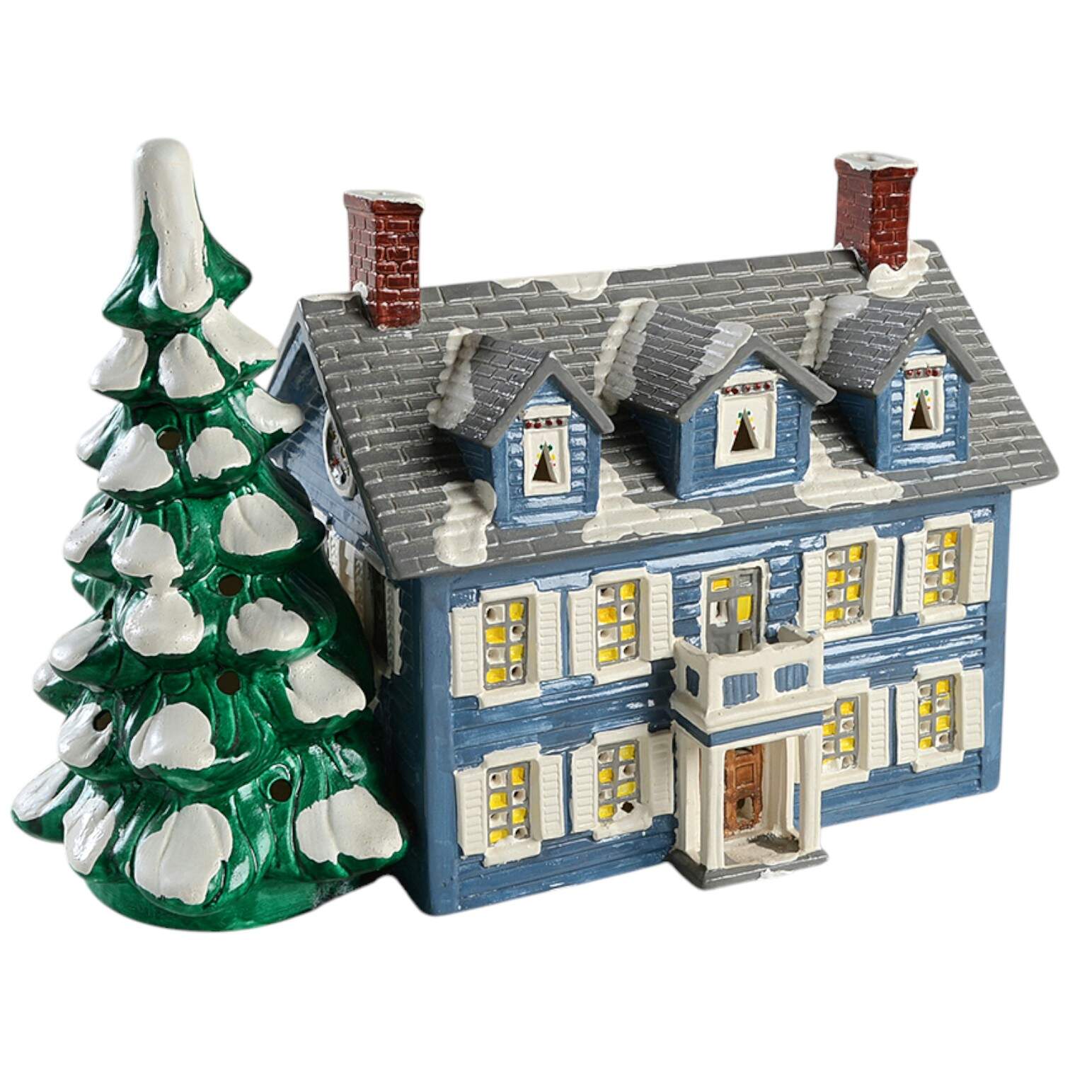 Snow Village Williamsburg House - No Box by Department 56-1