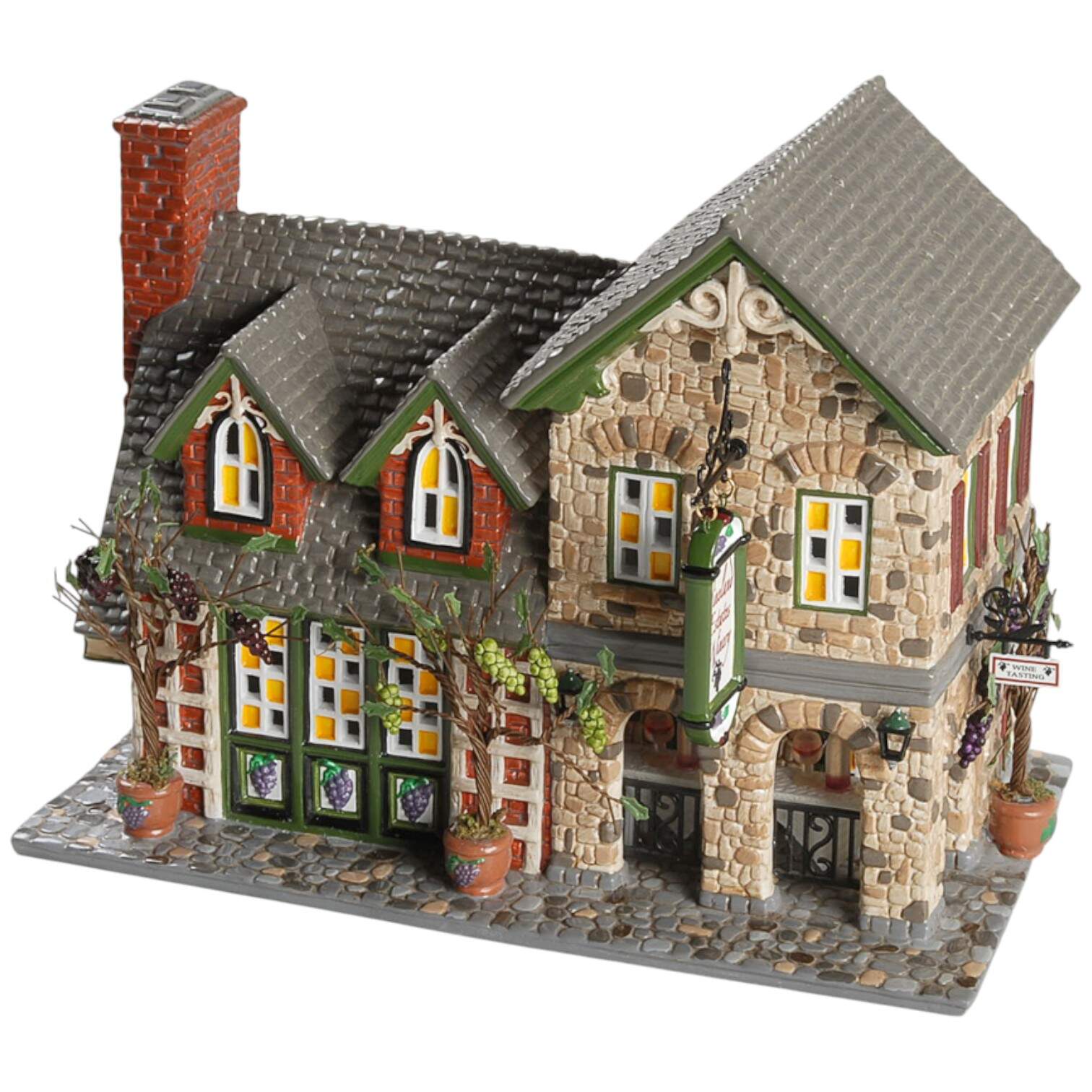 Snow Village Vineland Estates Winery - Nb833, No Box by Department 56-1
