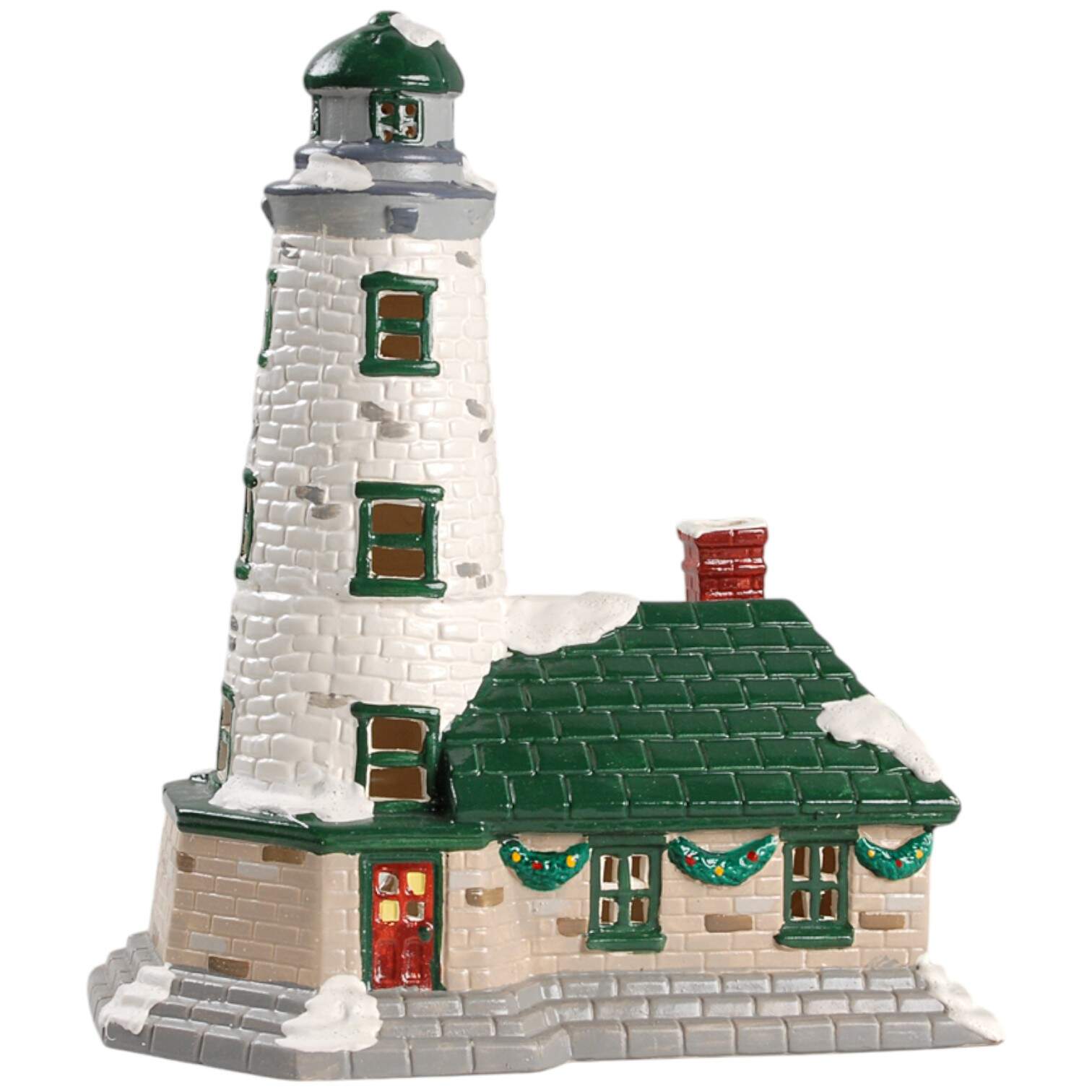 Snow Village Lighthouse - Nb734, No Box by Department 56-1