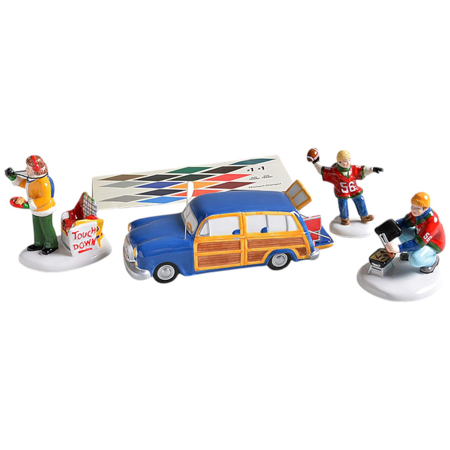 Snow Village Before The Big Game- Set Of 4 - Boxed by Department 56-1