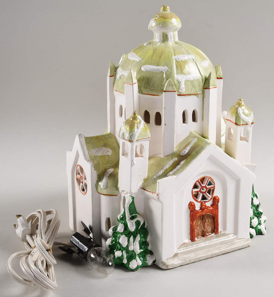 Snow Village Cathedral Church - Nb696, No Box by Department 56-1