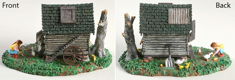 Snow Village Feeding The Ducks - Nb920, No Box by Department 56-1
