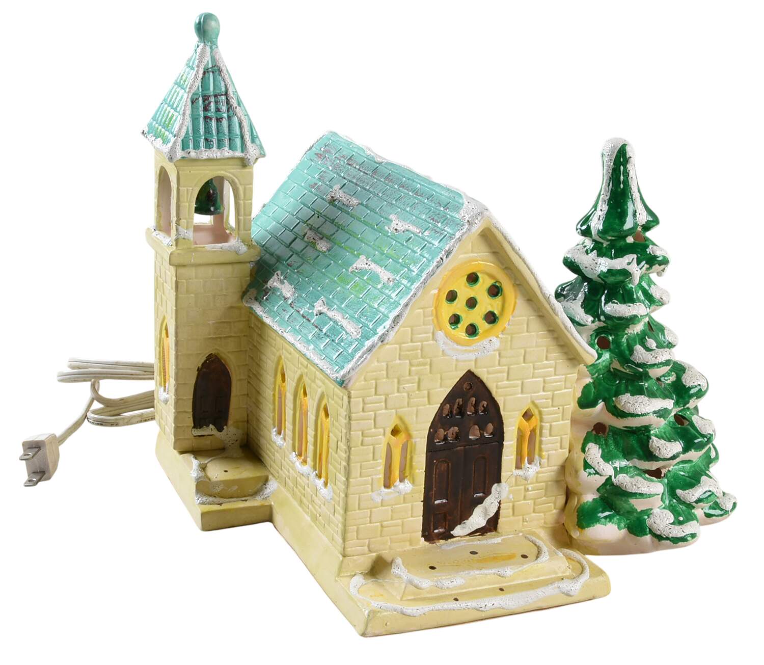 Snow Village Stone Church - Nb688, No Box by Department 56-1