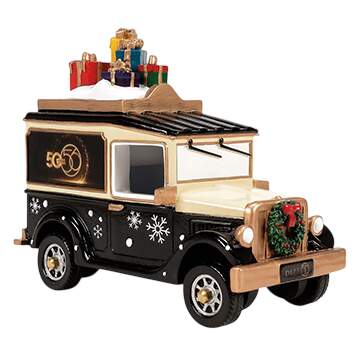 Snow Village Village Express Van - 50 Years - No Box Nb1406 by Department 56-1