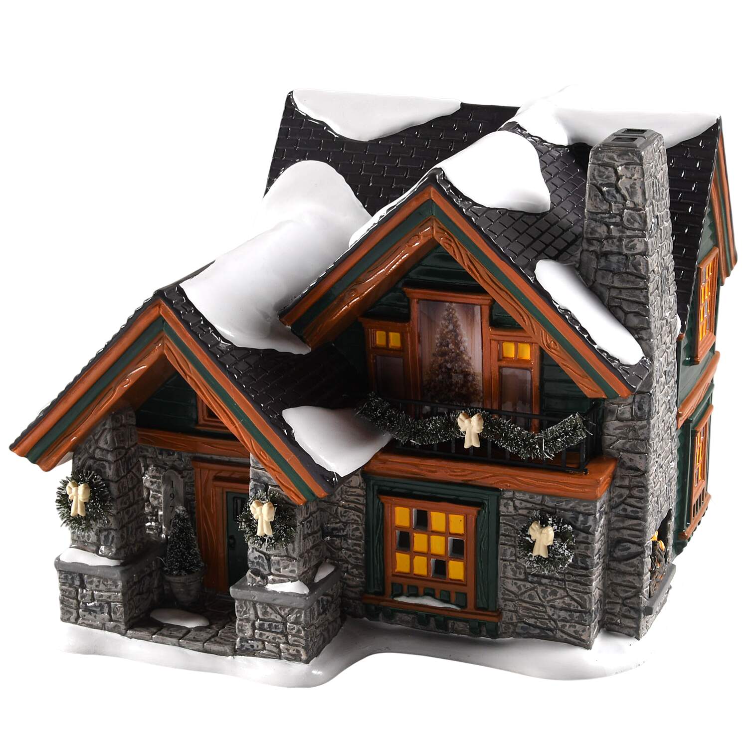 Snow Village Christmas Lodge - With Box Bx1401 by Department 56-1