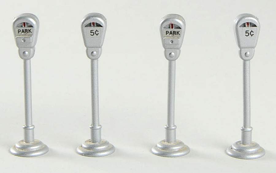 Snow Village Parking Meter-Set Of 4 - No Box by Department 56-1