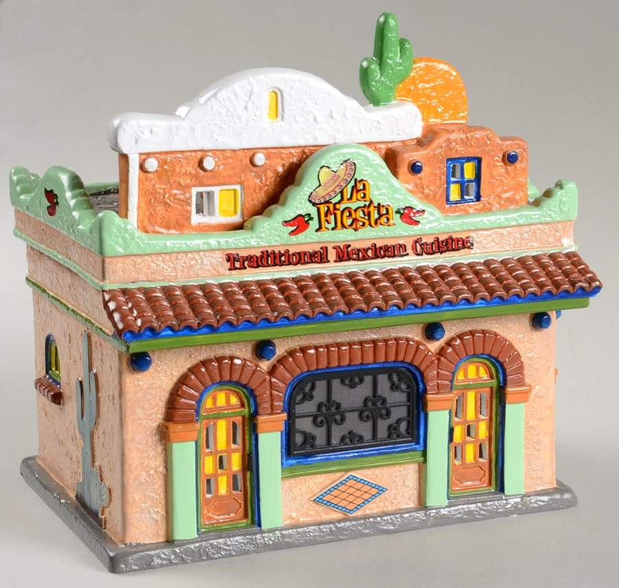 Snow Village La Fiesta Restaurante - With Box Bx1160 by Department 56-1