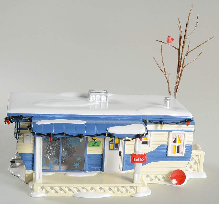 Snow Village Lot 58, Christmas Court - With Box Bx1163 by Department 56-1