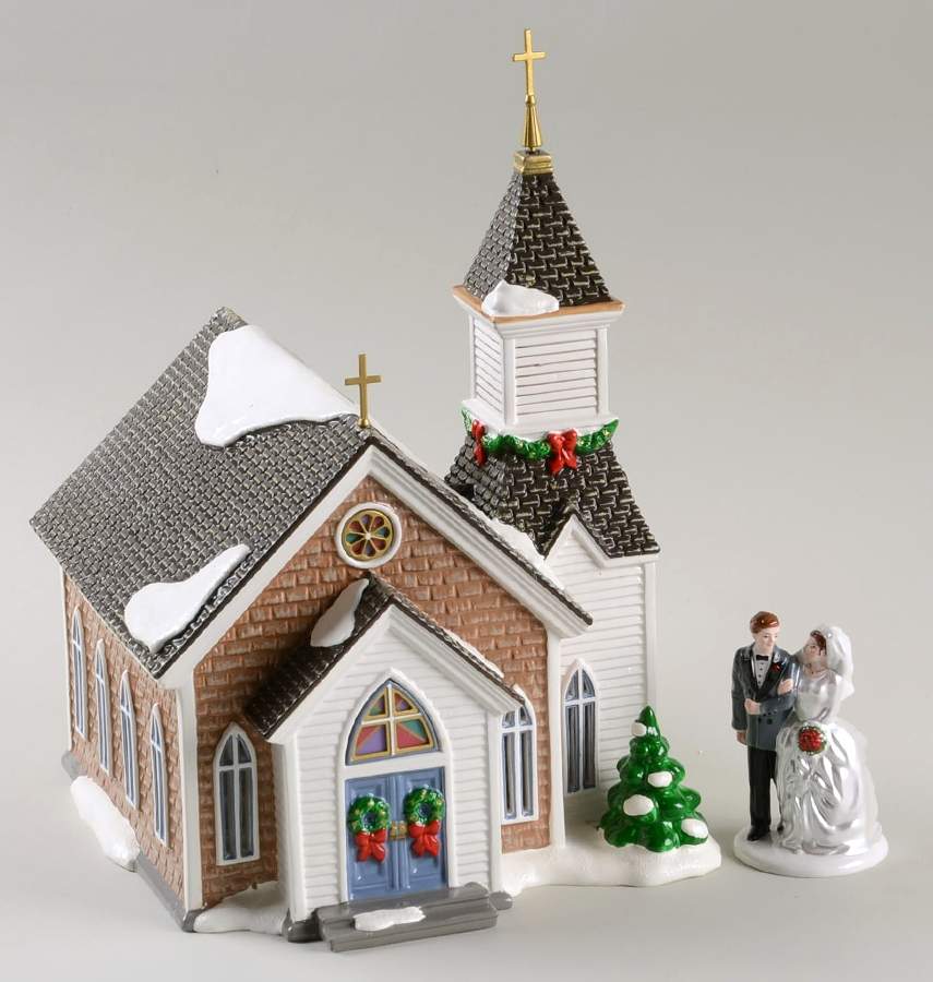 Snow Village Woodlake Chapel - With Box Bx811 by Department 56-1