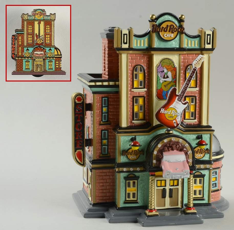 Snow Village Hard Rock Cafe - Boxed by Department 56-1