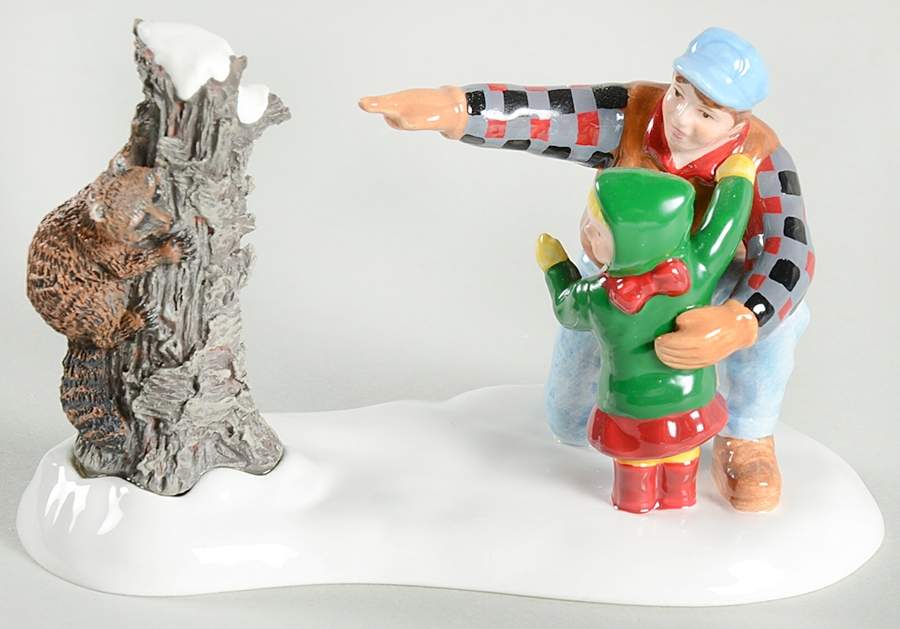 Snow Village Hiking In The North Woods - With Box Bx922 by Department 56-1