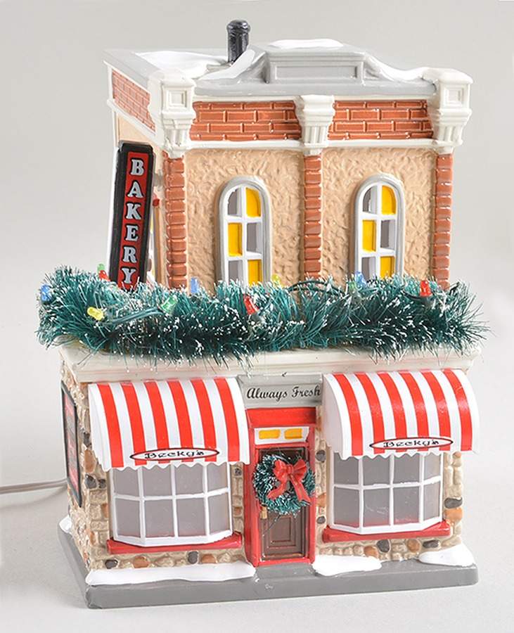 Snow Village Main Street Bakery - With Box Bx1302 by Department 56-1