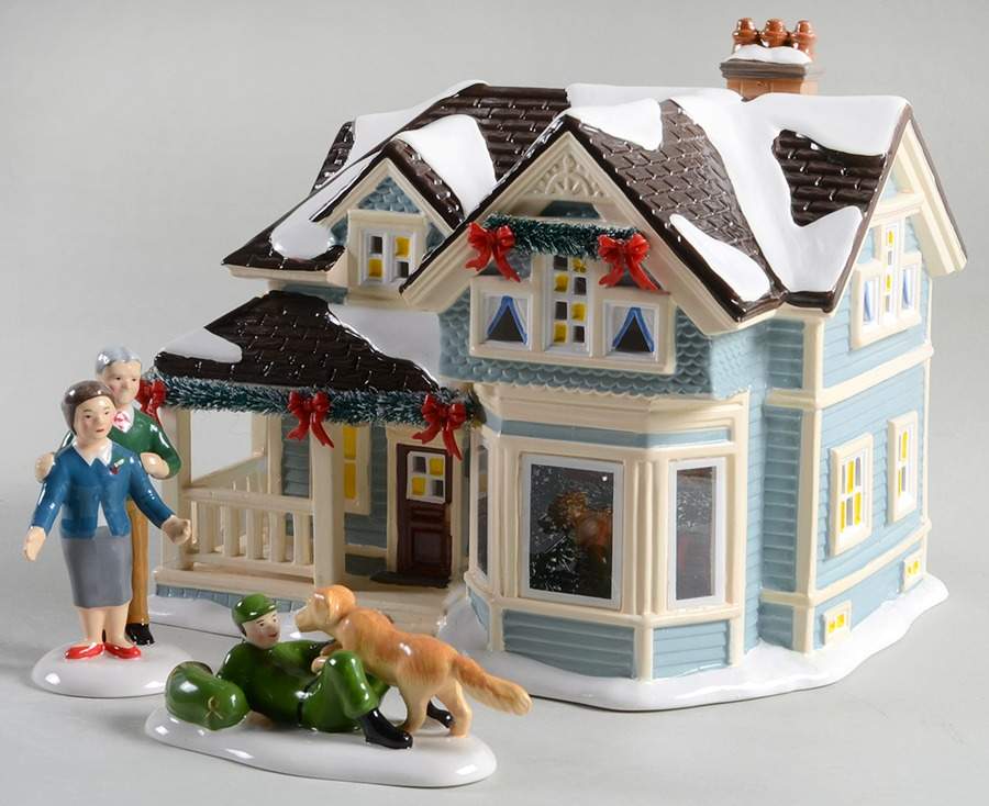 Snow Village Home For The Holidays S/3 - No Box Nb1281 by Department 56-1