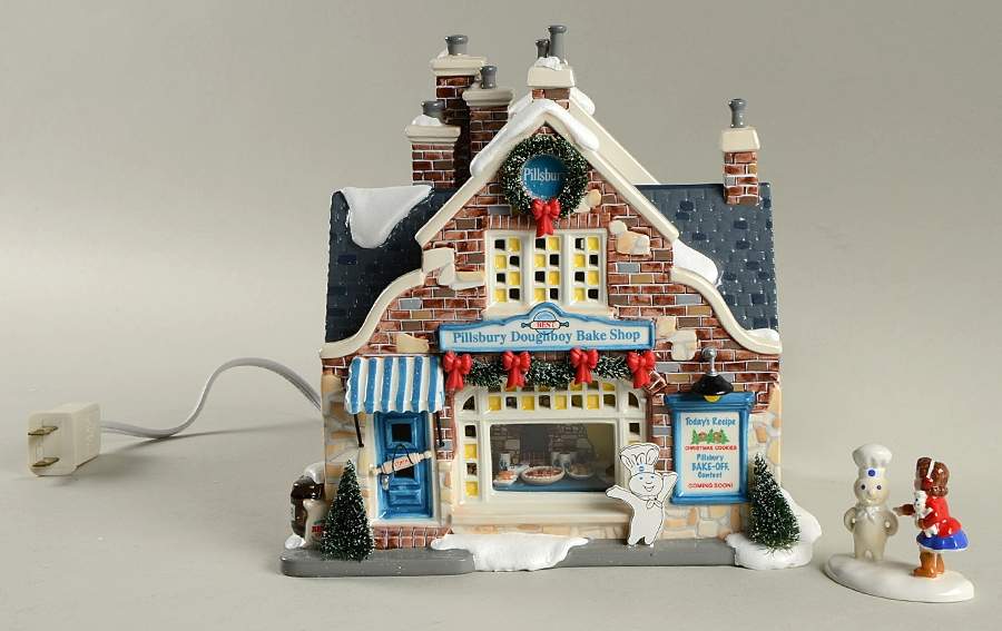 Snow Village Pillsbury Doughboy Bake Shop - With Box by Department 56-1