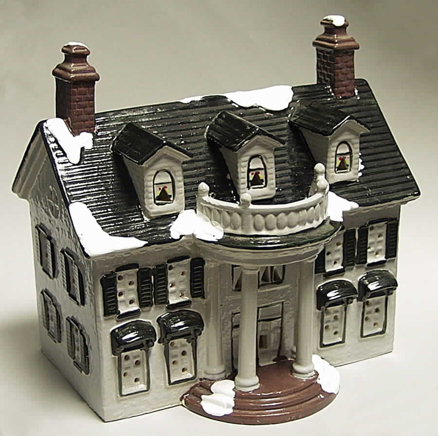 Snow Village Plantation House - With Box Bx349 by Department 56-1