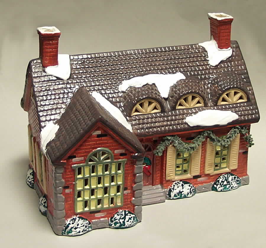 Snow Village Stonehurst House - No Box by Department 56-1