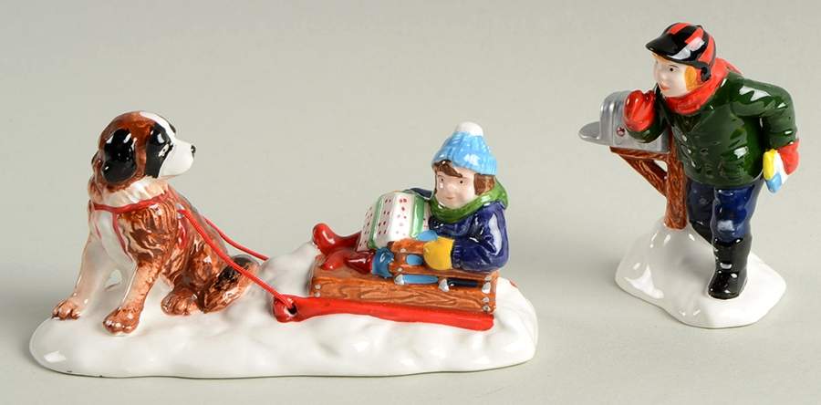 Snow Village Mush-Set Of 2 - No Box by Department 56-1