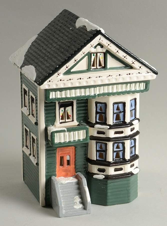 Snow Village Beacon Hill House - With Box Bx731 by Department 56-1