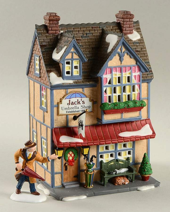 Snow Village Jack's Umbrella Shop - Boxed by Department 56-1